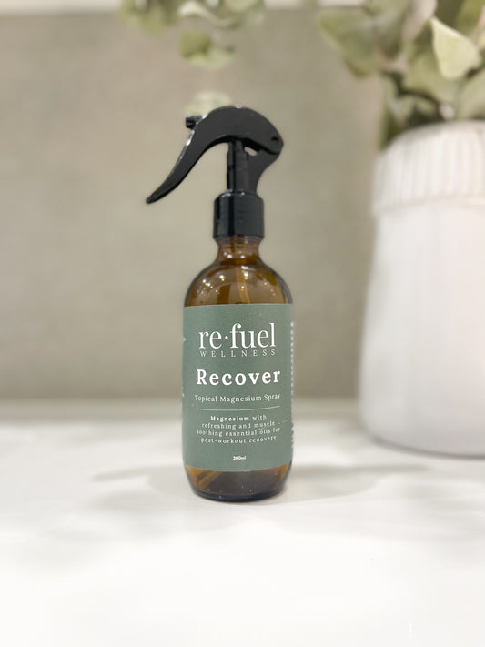 Recover Magnesium Spray – 200ml Glass Edition