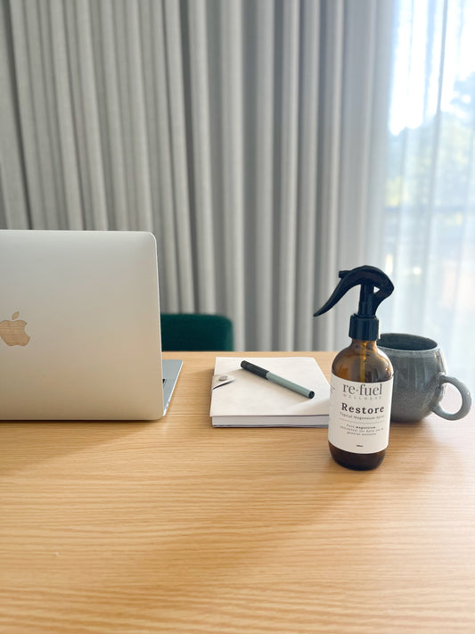 Restore Magnesium Spray (Unscented) – 200ml Glass Edition