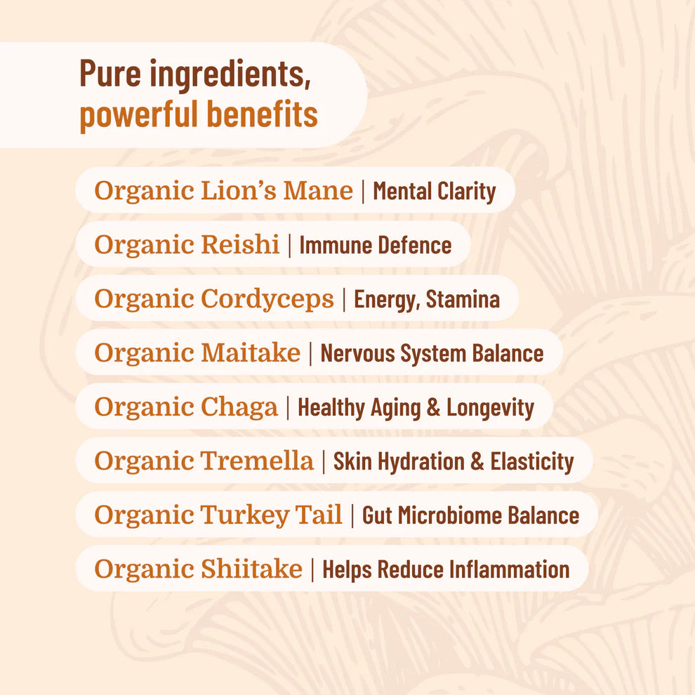 10 Mushroom Formula - Organic Daily Tonic