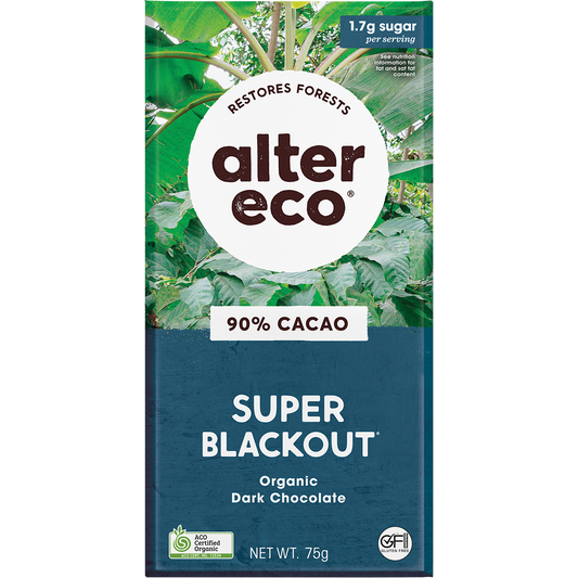 Alter Eco - Chocolate Organic Dark Super Blackout