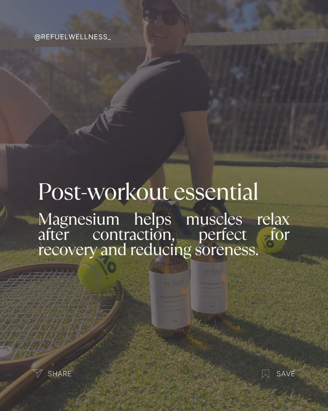 Recover Magnesium Spray – 200ml Glass Edition