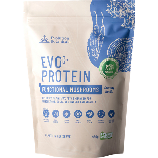 Evo Protein + Mushroom – Creamy Vanilla