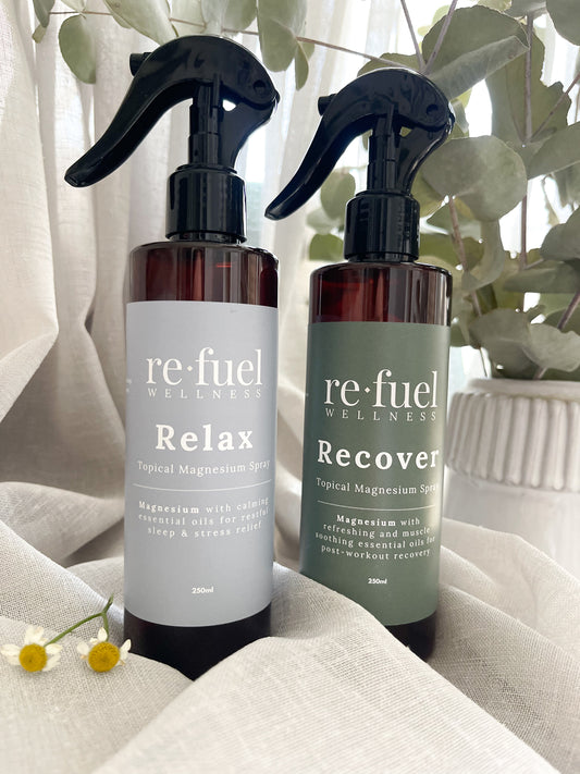 Signature Duo – 2 x 250ml Recyclable Plastic (Relax + Recover)