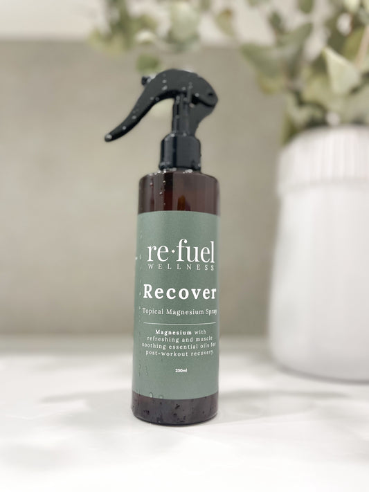 Recover Magnesium Spray 250ml Recyclable Plastic