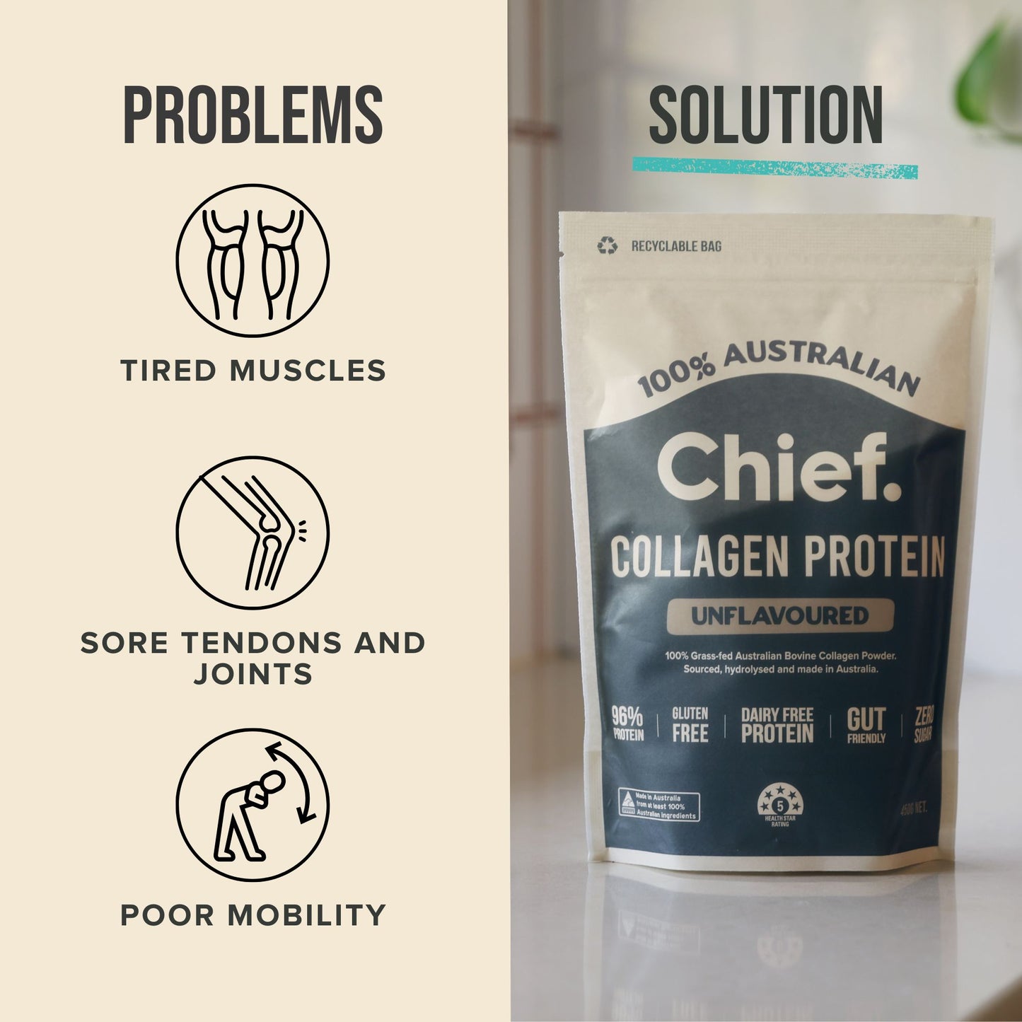Chief – Grass‑Fed Collagen [unflavoured]